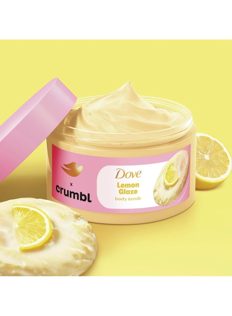 Dove Crumbl Exfoliating Body Scrub Lemon Cookie, 15 oz Limited Edition New - Image 2