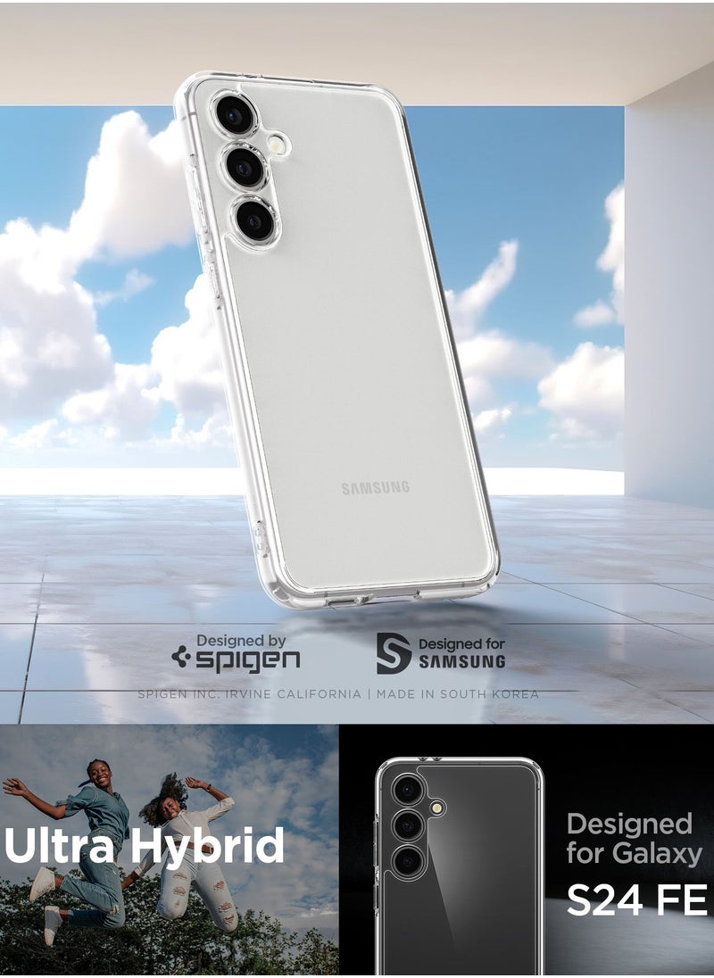 Spigen - Ultra Hybrid Samsung Galaxy S24 FE Case Cover - Crystal Clear - Image 1