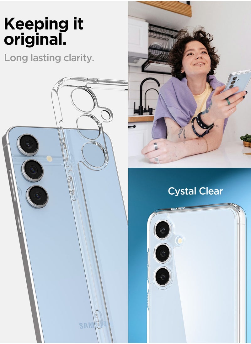 Spigen - Ultra Hybrid Samsung Galaxy S24 FE Case Cover - Crystal Clear - Image 1