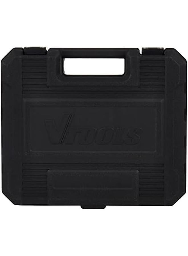 VTOOLS 12V Cordless Drill Driver With 1.5 Ah Lithium Ion Battery 1 Charger And 2 Battery 2 Variable Speed 10Mm Chuck Built Inch Led Light Carrying Case Blue Vt1202 Bmc - Image 4