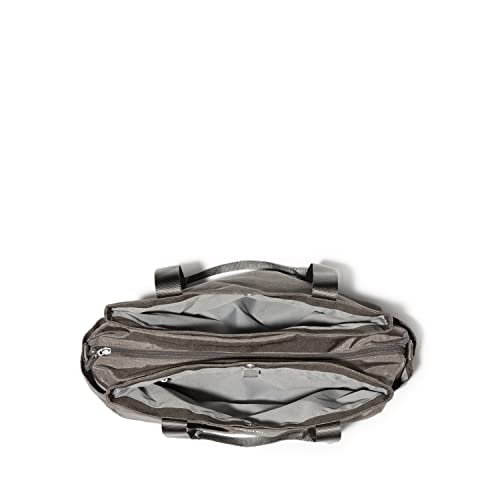 Baggallini The Only Bag - Multi-Compartment Crossbody Tote Bag for Women, Sterling Shimmer - Image 5