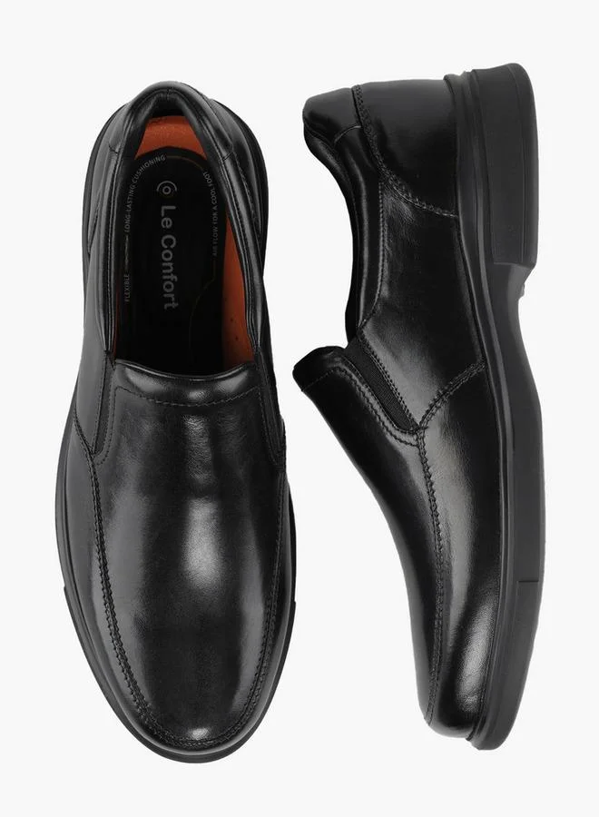 لو كونفورت Men Leather Slip-On Loafers