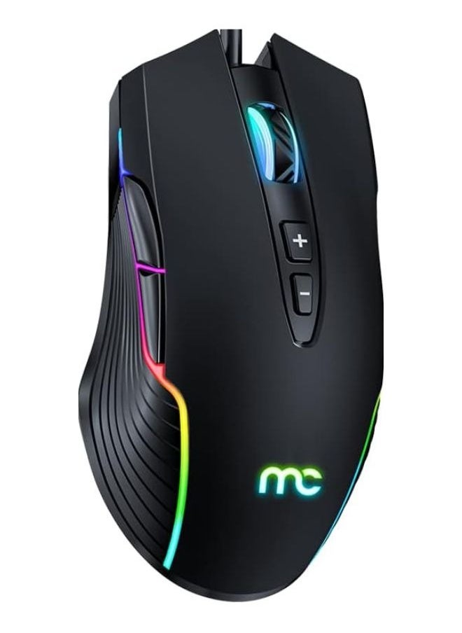 MYCANDY High-Precision Gaming Mouse Wired | Dynamic RGB Lighting | Adjustable DPI Up to 6400 | Ultra-Responsive & Windows/Mac Compatible - Built for Winners  - Image 2
