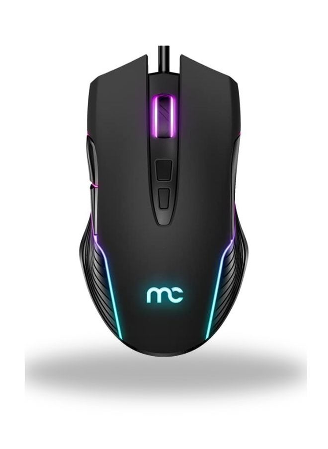 MYCANDY High-Precision Gaming Mouse Wired | Dynamic RGB Lighting | Adjustable DPI Up to 6400 | Ultra-Responsive & Windows/Mac Compatible - Built for Winners  - Image 1