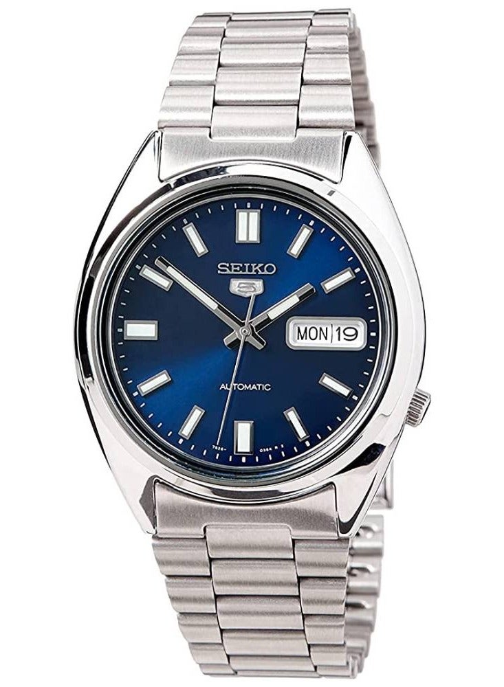 SEIKO 5 Automatic Blue Dial Stainless Steel Men's Watch SNXS77K - Image 1