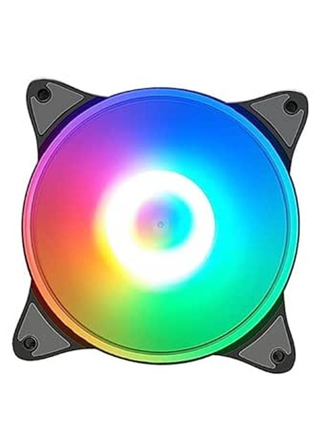 Colorful LED Cooling Fan For Desktop Computer High Airflow Silent Case Fan Easy Installation - Image 1