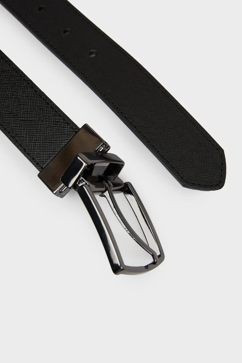 Defacto  Man Rectangle Clasp Faux Leather Jean Belt for Men | Best Price UAE