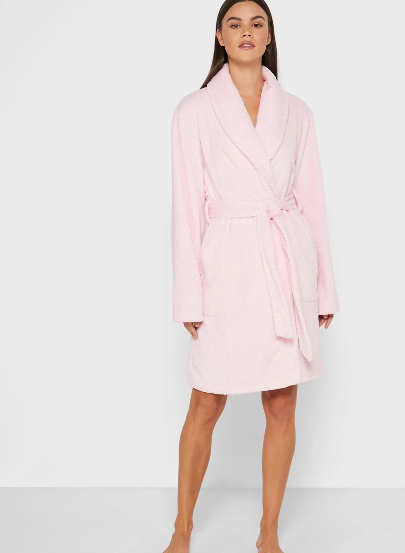 Harmony Long Sleeve Fleece Robe