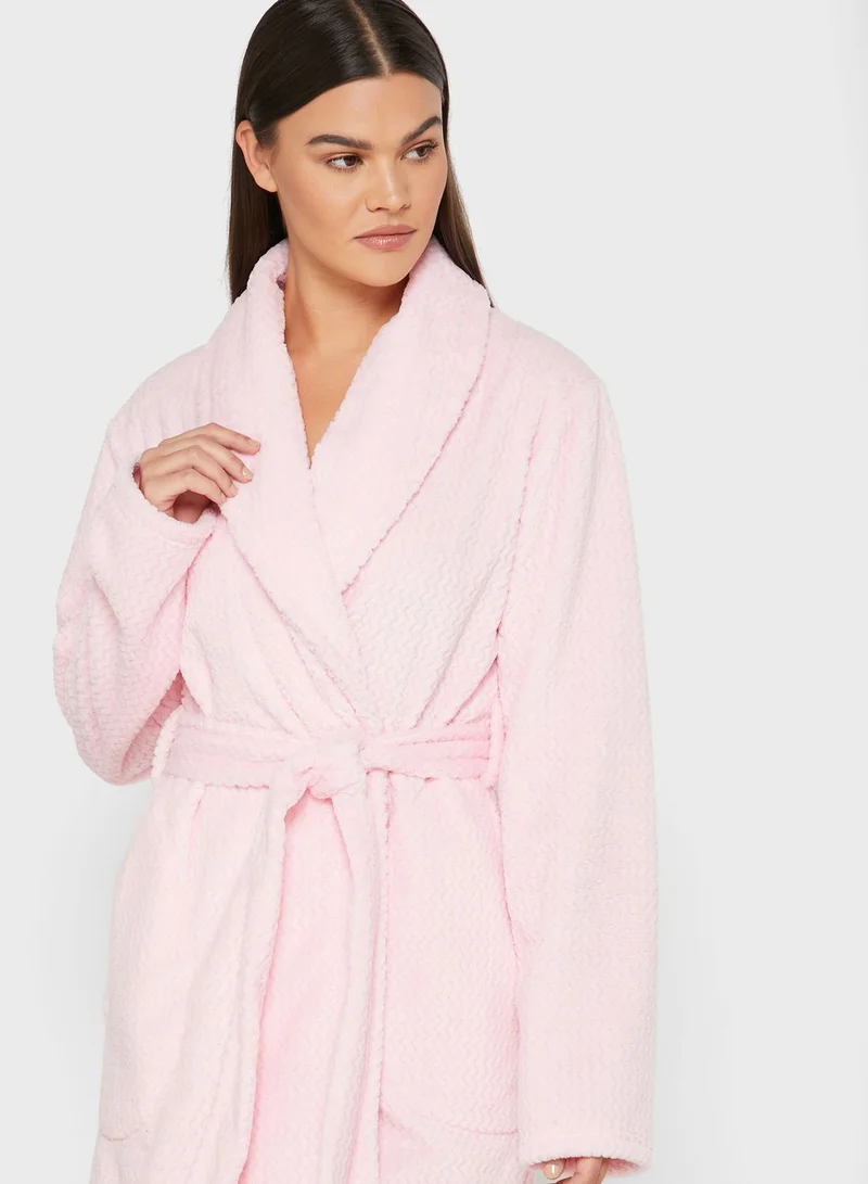 Harmony Long Sleeve Fleece Robe