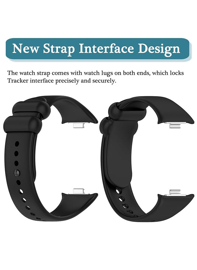 O Ozone Silicone Straps + Watch Case Compatible with Xiaomi Mi Smart Band 8 Pro & Redmi Watch 4 Wristband [ Case Only Compatible With Mi Band 8 Pro ]  - Image 3