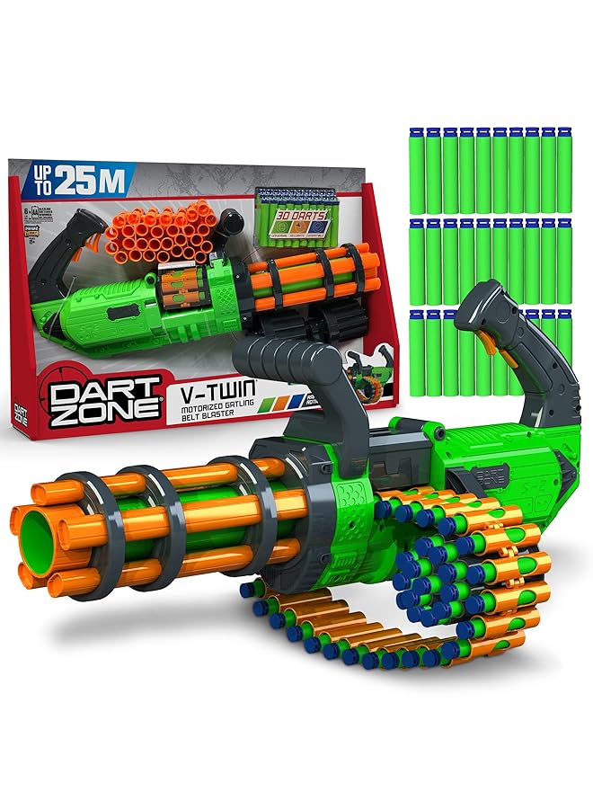 Dart Zone V Twin Motorized Gatling Belt Blaster - Image 1