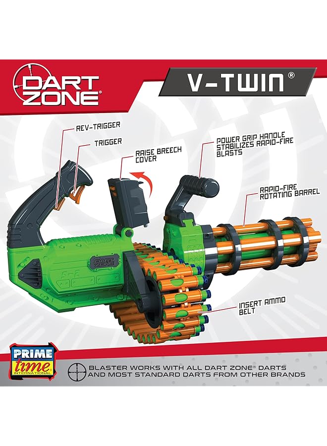 Dart Zone V Twin Motorized Gatling Belt Blaster - Image 5