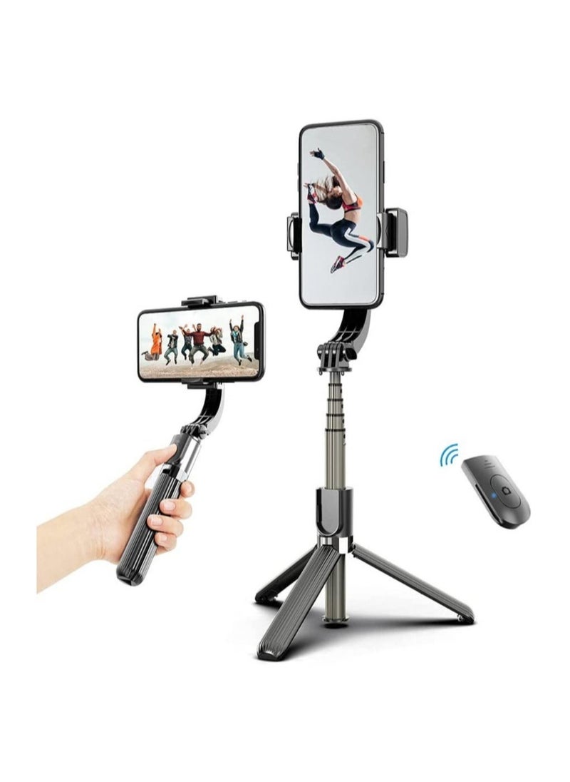 Gimbal Stabilizer,3 in 1 Phone Gimbal Stabilizer Selfie Stick Tripod 86cm 5-Section - Image 2