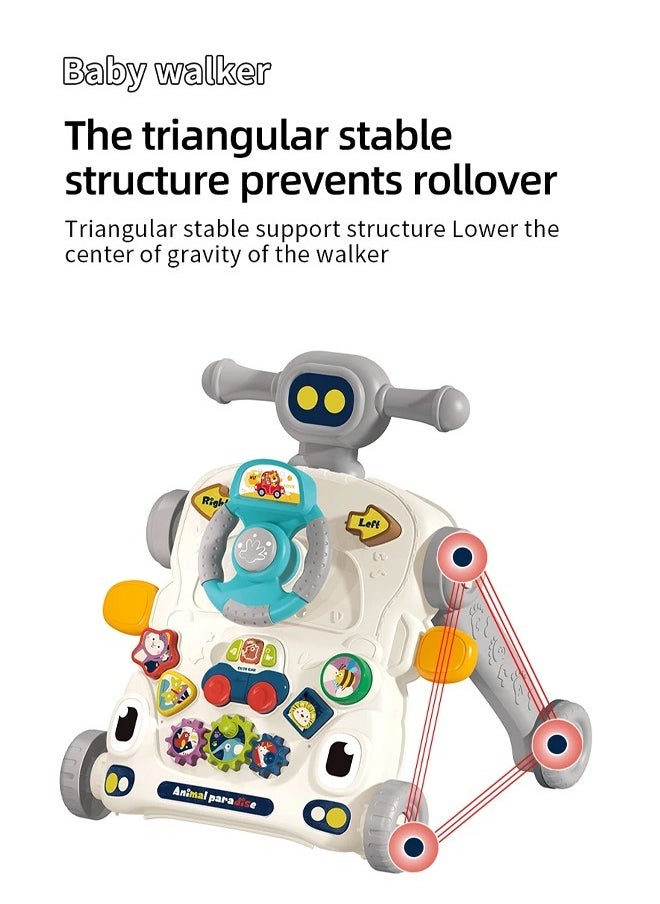 6 In 1 Baby Walker Assemble as Scooter/Motorbike/Activity Center/Detachable Panel Early Educational Toddler Push Walker Sit To Stand Learning Educational Toys Gift Infant Standing Toys - pzsku/ZE2115E55C07CB769DF3BZ/45/_/1734000187/c057ef20-212e-4f3e-81a8-12f41b8f3f11