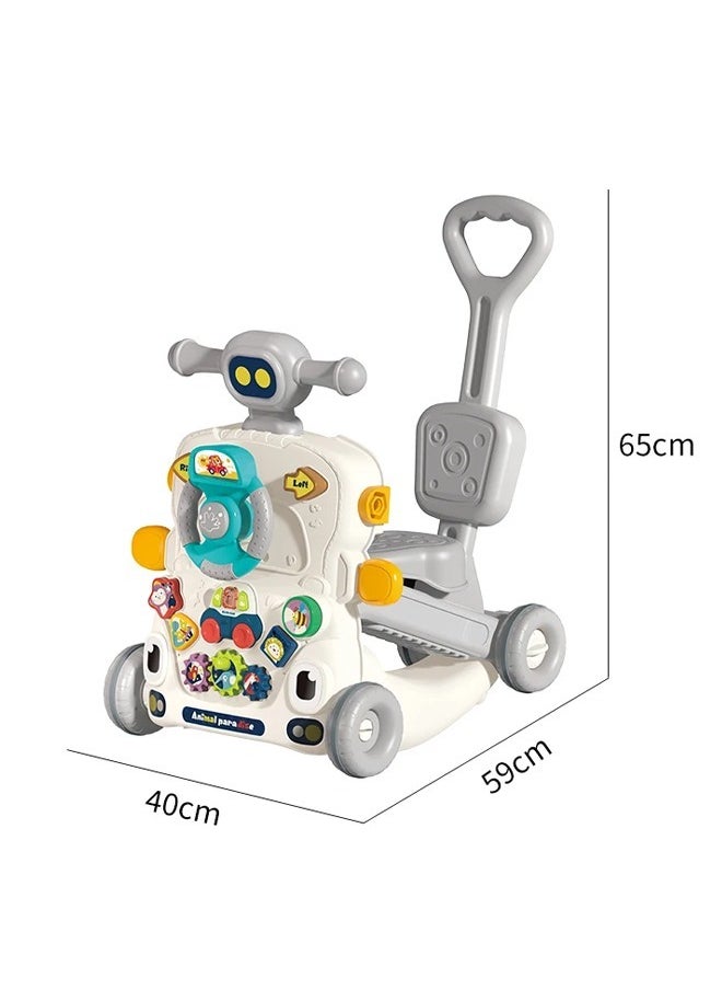 6 In 1 Baby Walker Assemble as Scooter/Motorbike/Activity Center/Detachable Panel Early Educational Toddler Push Walker Sit To Stand Learning Educational Toys Gift Infant Standing Toys - pzsku/ZE2115E55C07CB769DF3BZ/45/_/1734000196/1117a5c4-8983-43bb-b106-b61a5883f87f