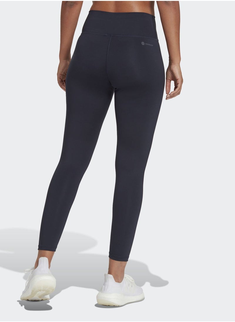 Adidas - Training Essential High Waisted 7/8 Tights - Image 1
