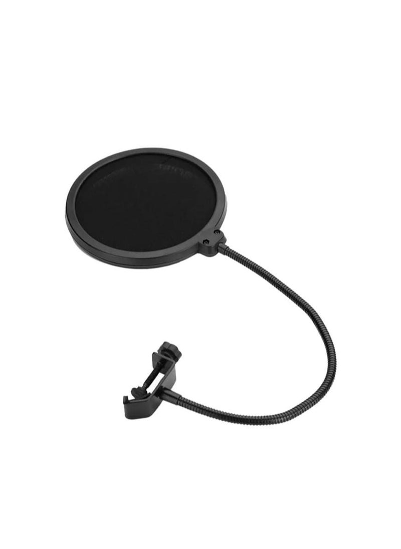 Generic Microphone Pop Filter with Adjustable Arm Stand  - Image 1