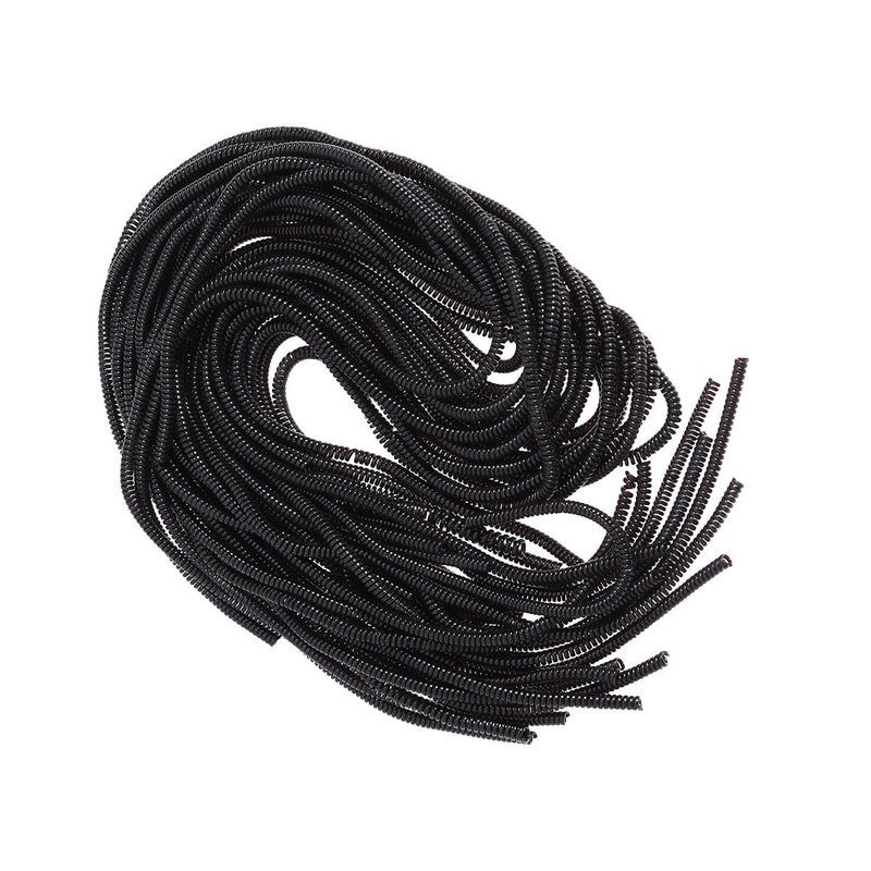 20pcs Spiral Wire Protectors Cable Sleeves Wire Wrap Cord Organizer for Charger Headphone Charging Cable (Black) - Image 4
