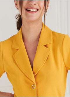 Athena Lapel Collar Neck Top & Midi Skirt Co-Ords  - Image 5