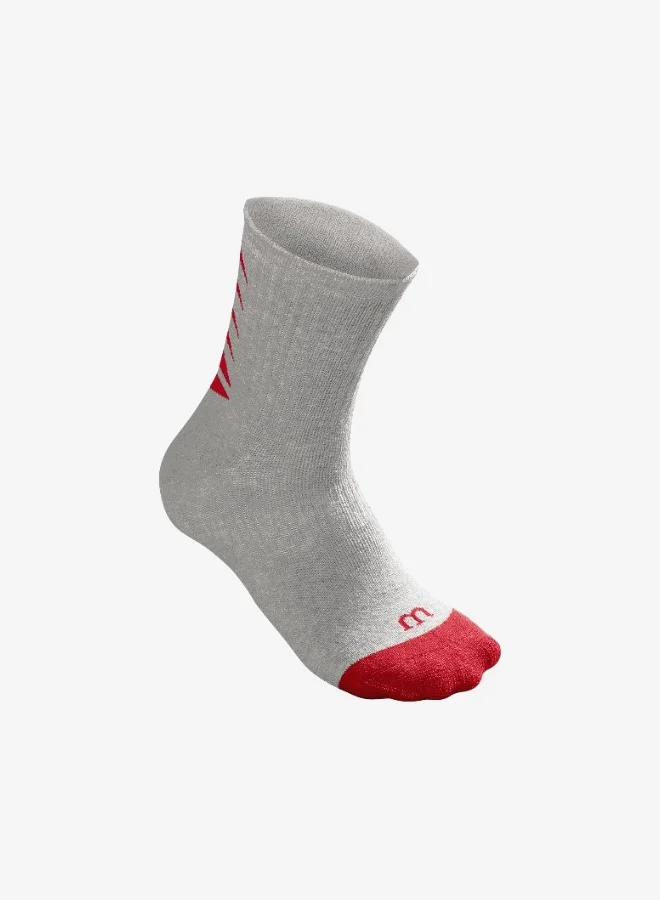 Wilson  YOUTH CORE CREW SOCKS 3PAIR/PACK - WHITE/BLACK/GREY  | Best Price UAE