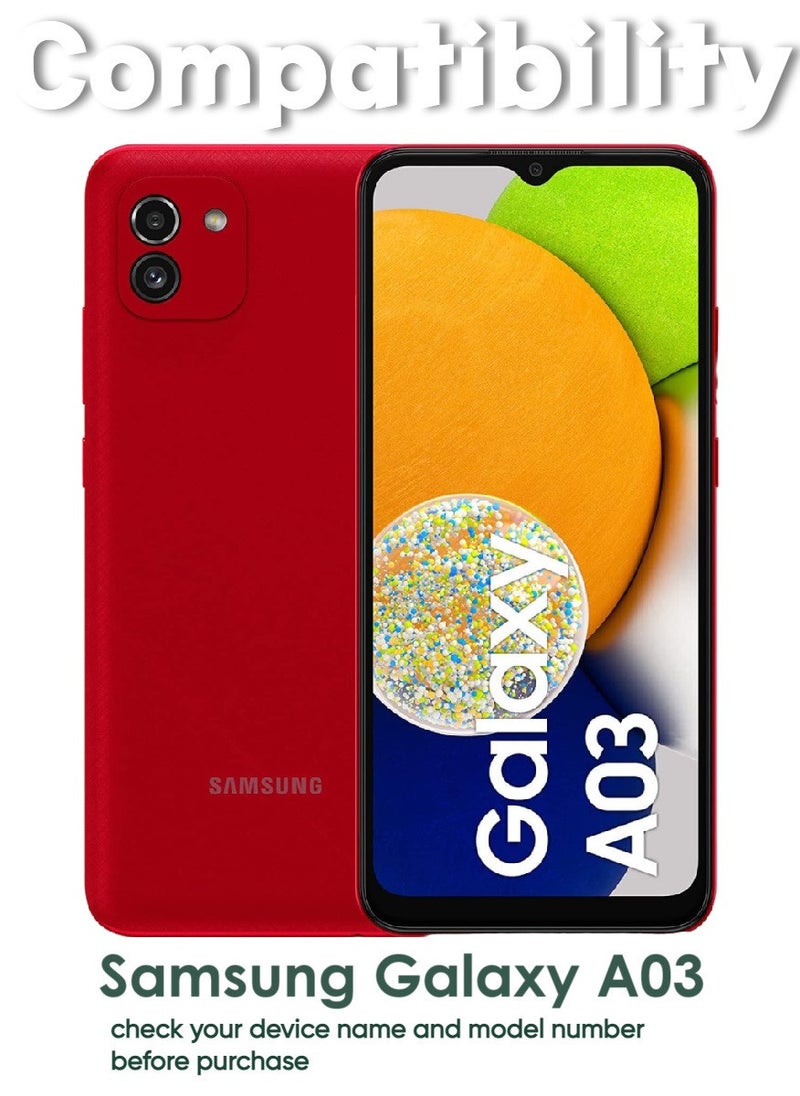 ACLIX Antistatic ESD Dustproof Premium Quality High Definition Tempered Glass Screen Protector Designed For Samsung Galaxy A03 - Image 3