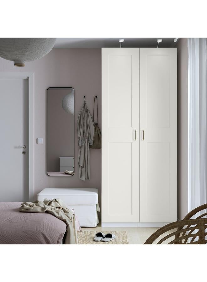 Zaboon Door With Hinges, White, 50X229 Cm - Image 2
