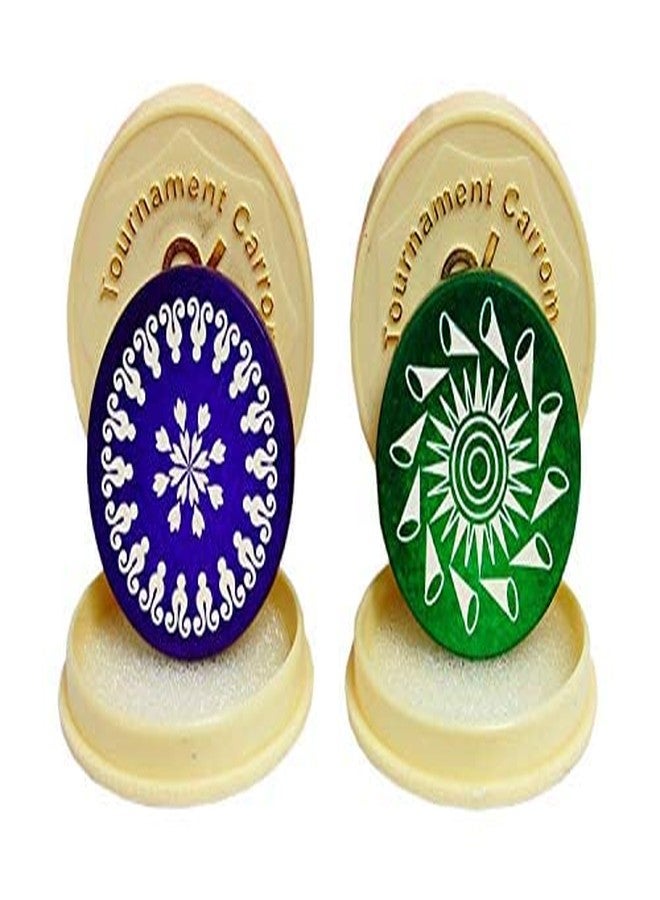 SIPL Standard Size Carrom Tournament Striker with Smooth Surface and Excellent Re-Bounce (Color and Design May Vary as Per Availability) - Pack of 4 - Image 2