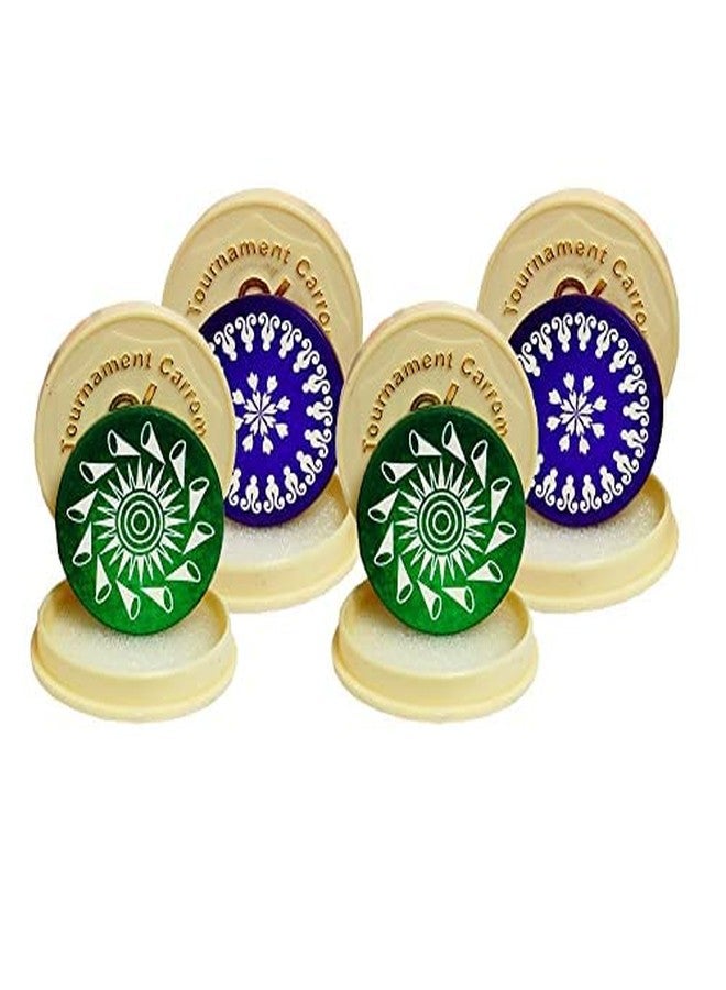 SIPL Standard Size Carrom Tournament Striker with Smooth Surface and Excellent Re-Bounce (Color and Design May Vary as Per Availability) - Pack of 4 - Image 1