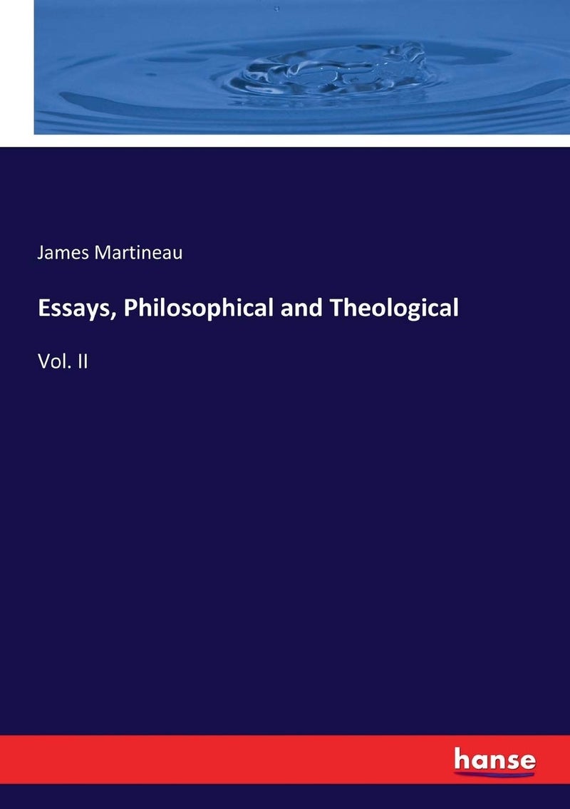 Essays, Philosophical and Theological: Vol. II - Image 1