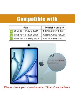 Rock Pow 2PCS Screen Protector for iPad Air 13 inch M3 2025/Air 13 inch (M2) 2024/iPad Pro 13 inch(M4) Tempered Glass Screen Saver Protective Film Guard  - Image 2