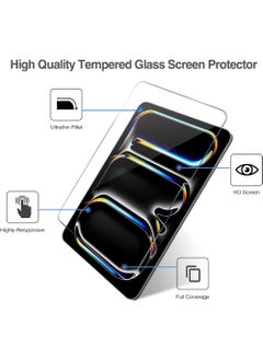 Rock Pow 2PCS Screen Protector for iPad Air 13 inch M3 2025/Air 13 inch (M2) 2024/iPad Pro 13 inch(M4) Tempered Glass Screen Saver Protective Film Guard  - Image 3
