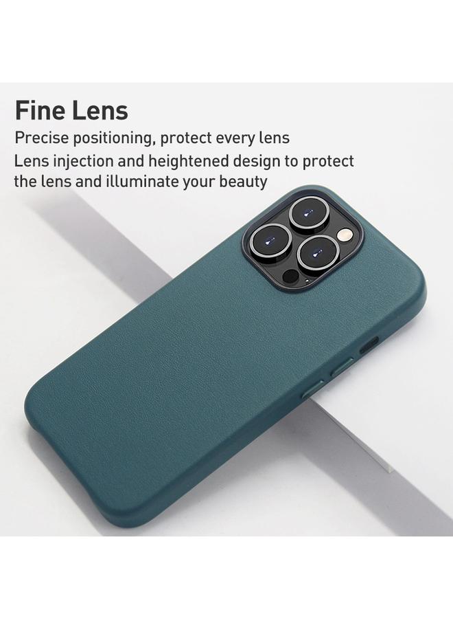 اس-توب جراب لهاتف iPhone 15 Pro Max بغطاء خلفي من البولي يوريثان من جلد الحمل - Image 4