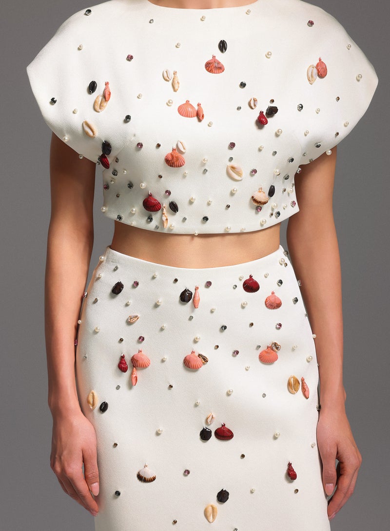 Madam Uniq Embellished Mermaid Dress - Image 3
