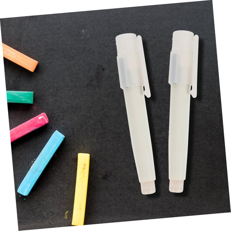 2Pcs Lightweight Plastic Chalk Extender Holder Water Soluble Chalk Clip for School Classroom - Image 4