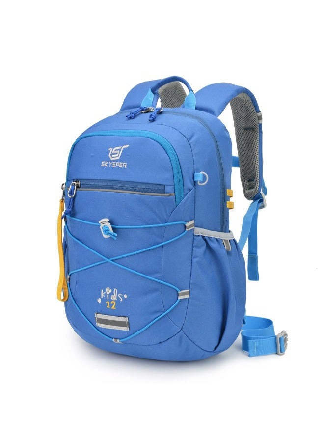 SKYSPER Kids Backpack 12L Children School Bag Child Boy Girl Pack Ages 4-8 for Traveling Day Trips Classes Camping(Blue)  - Image 1