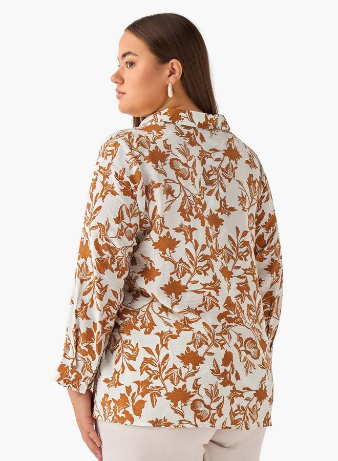  أولا بوبكن قميص فيسكوز بقصة عادية بطبعة زهور من أولا بوبكن - Image 3