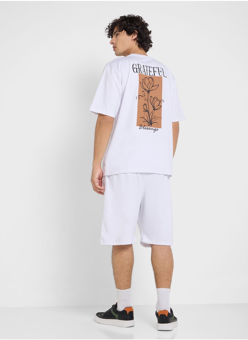 Seventy Five Graphic T-Shirts And Shorts Sets  - Image 2
