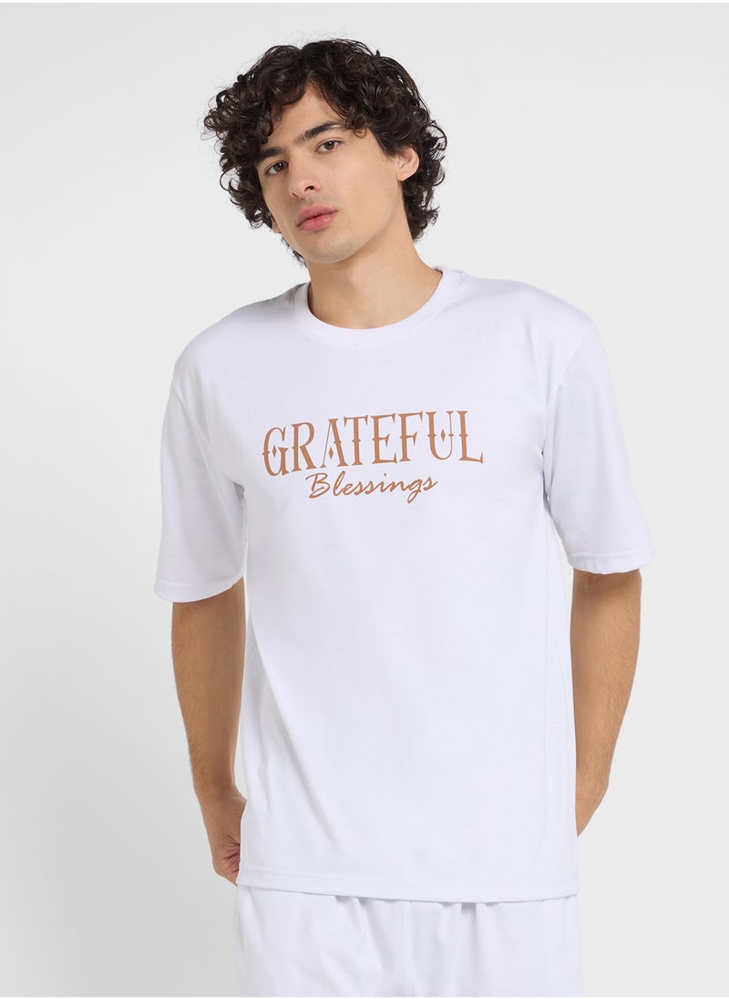 Seventy Five Graphic T-Shirts And Shorts Sets  - Image 3
