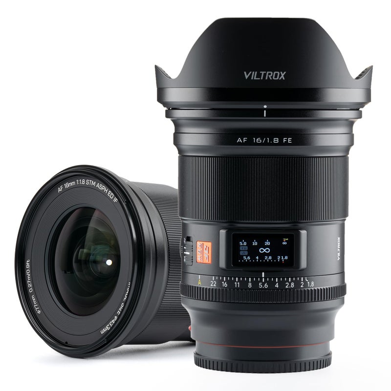 VILTROX 16mm F18 f18 Pro Level FE Full Frame Wide Angle Autofocus Lens with LCD Screen Compatible with Sony EMount Mirrorless Cameras Alpha a7 a7II a7III a7R a7RII a7RIII a7RIV a7S a7SII a9 a7C - Image 2