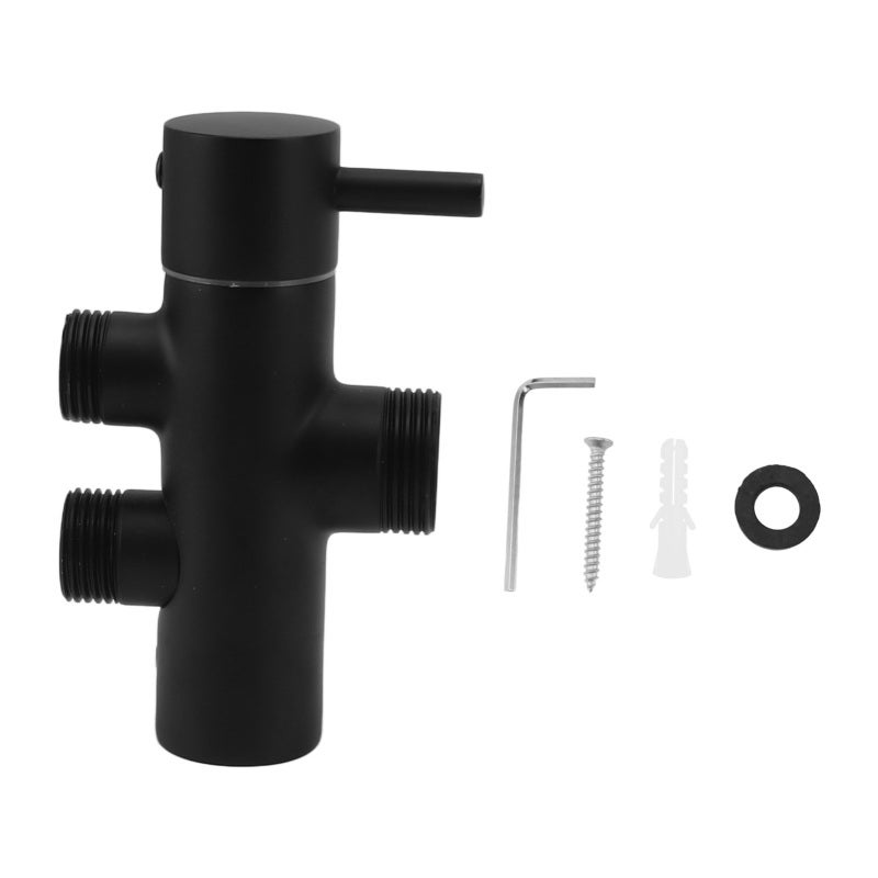Shower Head Diverter: 1 Pc Copper Wall Mounted - Hot Cold Water Control Shower Arm Diverter for Bathroom Home Use - Image 1