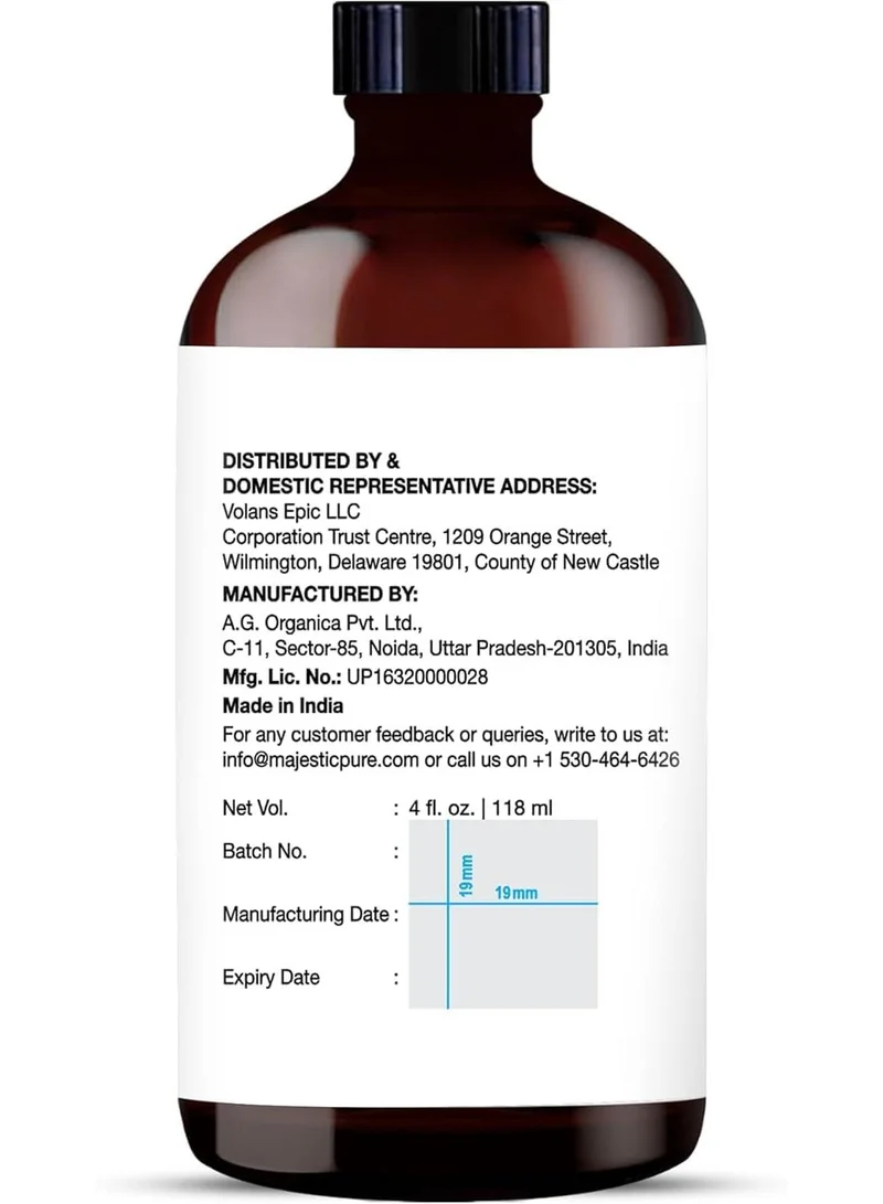 Majestic Pure Fresh Tea Tree Essential Oil – Large 118 ml Bottle | 100% Pure & Natural | Premium Grade Essential Oil for Hair Care, Skin, Aromatherapy, Diffusers, Massage & Humidifiers  | Best Price UAE