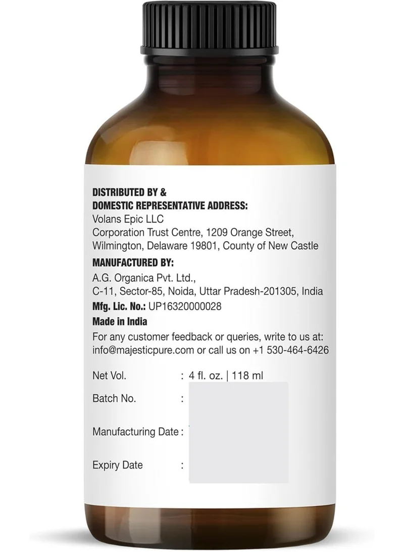 Majestic Pure Fresh Tea Tree Essential Oil – Large 118 ml Bottle | 100% Pure & Natural | Premium Grade Essential Oil for Hair Care, Skin, Aromatherapy, Diffusers, Massage & Humidifiers  | Best Price UAE