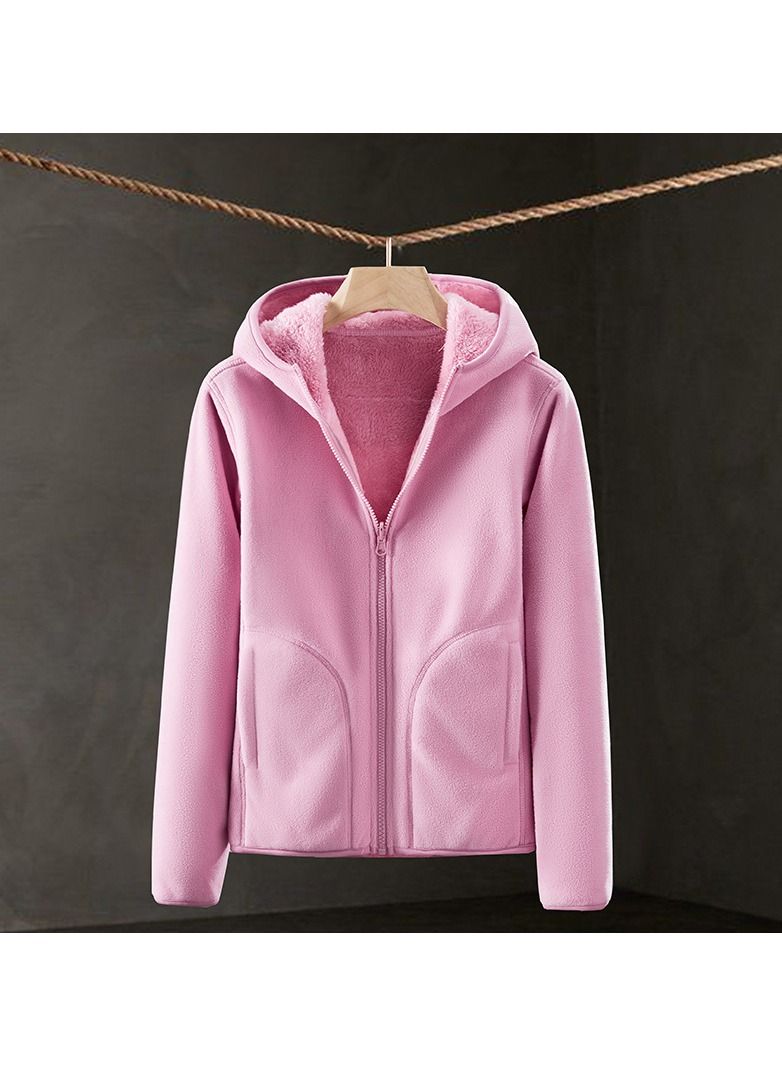 Loquat Comfortable Solid Color Outerwear That Can Be Worn On Both Sides 