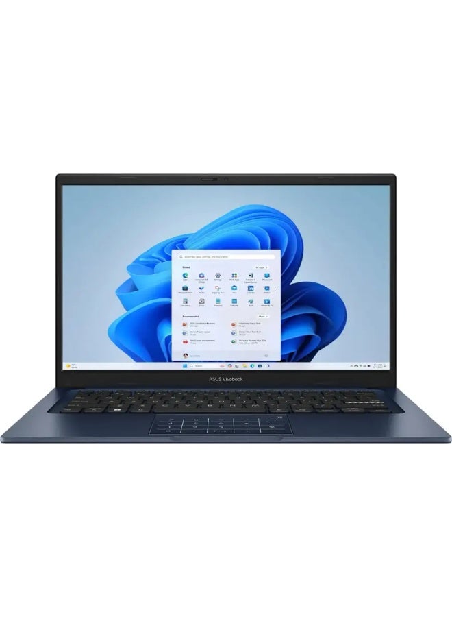ASUS (Upgraded Version) Vivobook 14 Laptop With 14-Inch Full HD Display,Intel Core i7-1355U Processor/12GB RAM/512GB SSD/Intel Iris XE Graphics/Windows 11 Home English Quiet Blue English Quiet Blue - Image 1