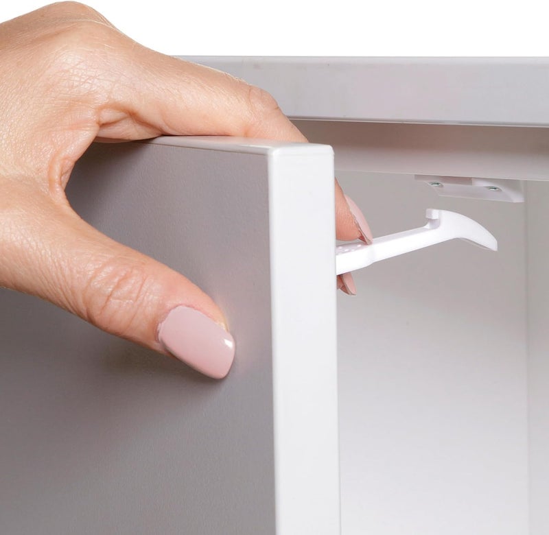 Dreambaby Secure Catches for Drawers and Cabinets - Baby Safety Locks - Model L1404A - Image 2