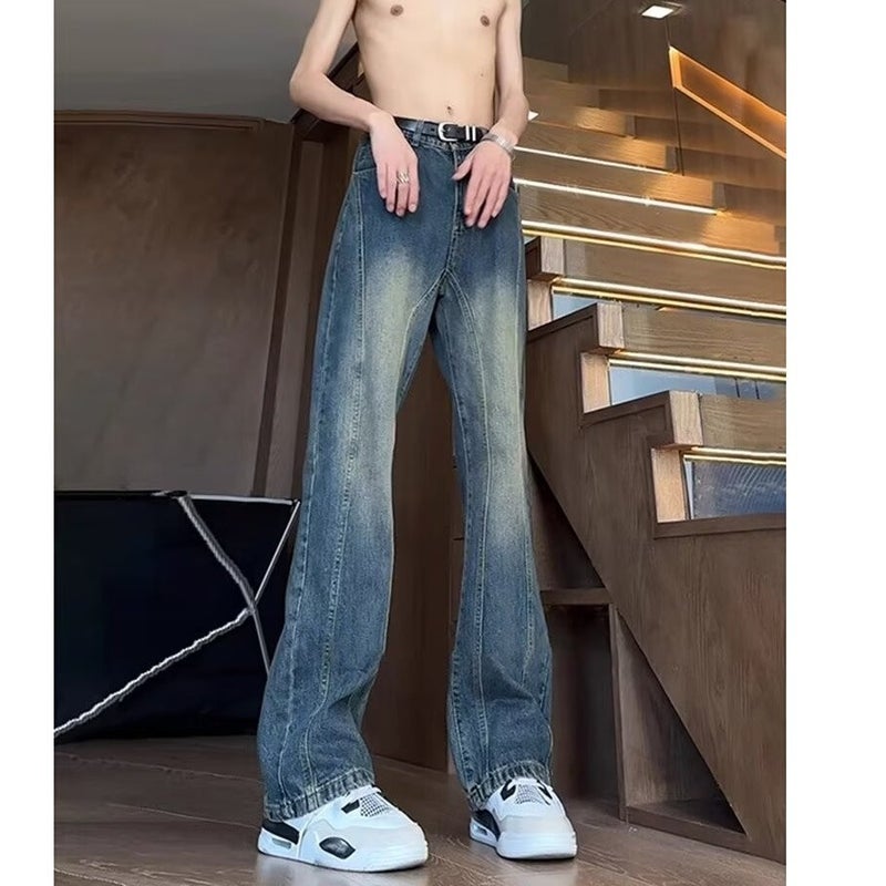 Unisex Classic Denim Jeans Loose Fit Daily Outdoor Wear - Image 4