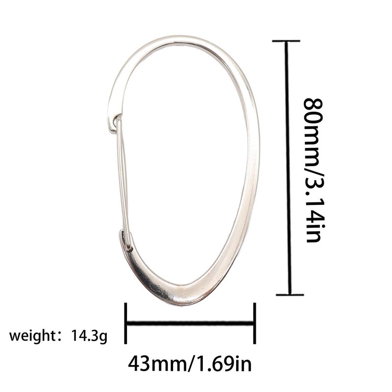 12 Black Ring Shower Curtain Hooks Heavy Duty Rust Resistant Metal - Image 3