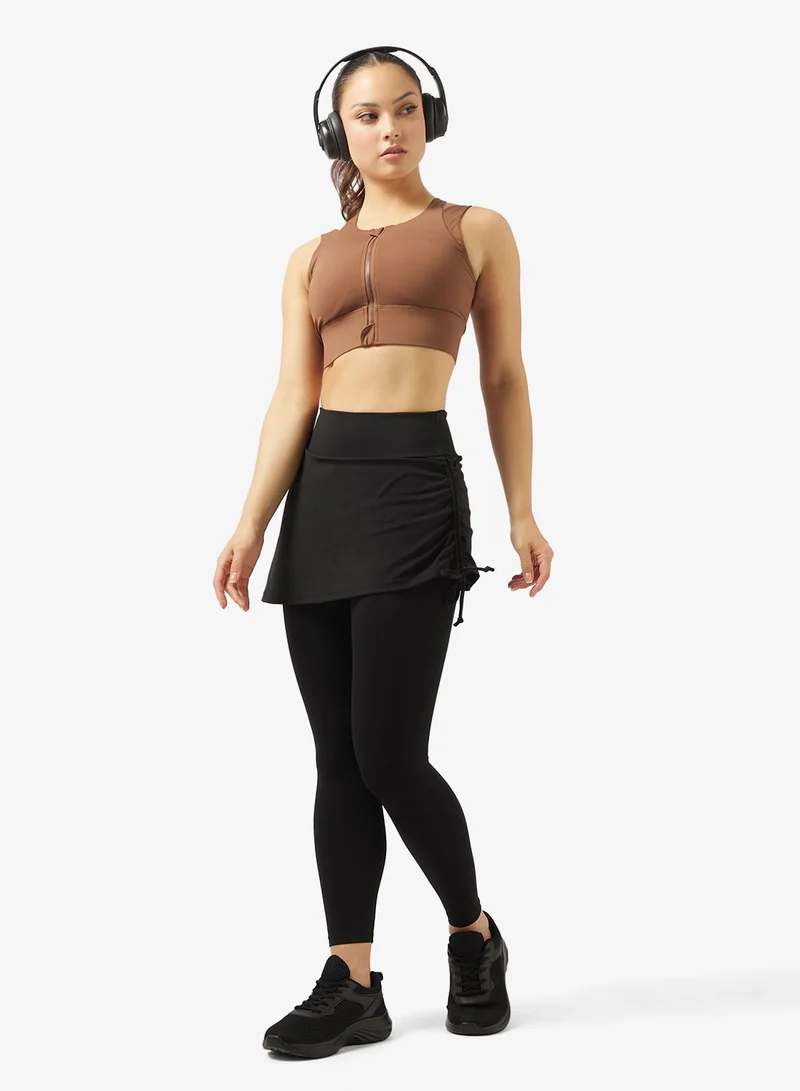Frwd  Soft Zip Up High Coverage Sports Bra for Women | Best Price UAE