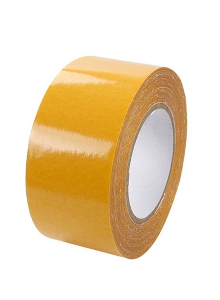 Generic Strong high adhesive tape mesh double sided tape, Yellow, 5cmx500cm 
