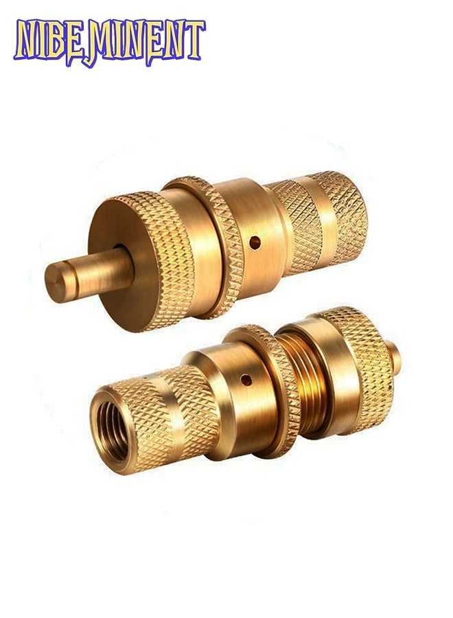 NIBEMINENT 4PCS Automatic Tire Deflator, Brass Adjustable Tire Deflator Kit, Universal 6-30 PSI Preset Air Down Tire Deflators Offroad Accessories, Fits Most Car, Truck, ATV, Truck - Image 4